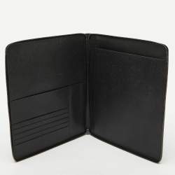 Pre Owned Dolce & Gabbana Black Leather Business Agenda Organizer