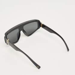 Pre Owned Dolce & Gabbana Black DG6177 Shield Sunglasses