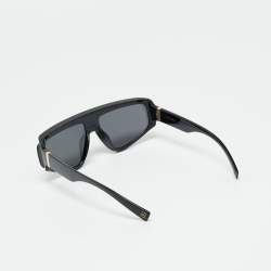 Pre Owned Dolce & Gabbana Black DG6177 Shield Sunglasses