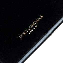 Pre Owned Dolce & Gabbana Black Leather Musical IPhone 7 Plus Case