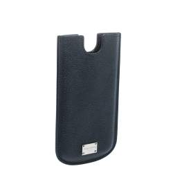 Dolce & Gabbana Dark Blue Leather iPhone 5 Case