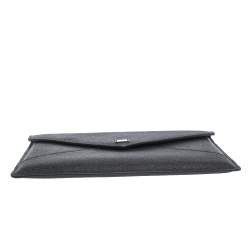 Pre Owned Dolce & Gabbana Black Leather iPad Envelope Case