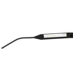 Pre Owned Dolce & Gabbana Black Miami DG 2261 Shield Aviator Sunglasses