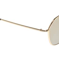 مملوكة مسبقًا نظارة شمسية دولتشي أند غابانا DG2190 بيلوت عاكسة ذهبي / ذهبي