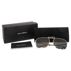 Dolce & Gabbana Black Havana DG2193J Aviator Sunglasses