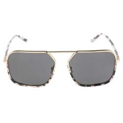 Dolce & Gabbana Black Havana DG2193J Aviator Sunglasses