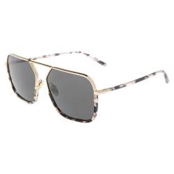 Dolce & Gabbana Black Havana DG2193J Aviator Sunglasses