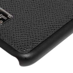 Dolce & Gabbana Black Leather iPhone 7/8 Plus Case