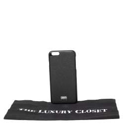 Dolce & Gabbana Black Leather iPhone 7/8 Plus Case