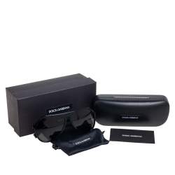 Dolce & Gabbana Black DG4341 Oval Sunglasses