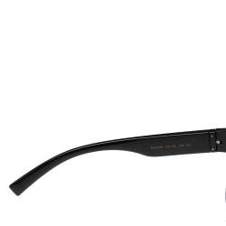 Dolce & Gabbana Black/Gold Mirrored DG-6125 Shield Sunglasses
