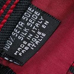 Dolce & Gabbana Red & Black Striped Silk Jacquard Tie