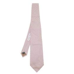 Dolce & Gabbana Two Tone Patterned Silk Jacquard Tie