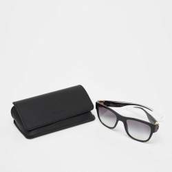 Pre Owned Dolce & Gabbana Black DG 6132 Wayfarer Sunglasses