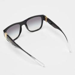 Pre Owned Dolce & Gabbana Black DG 6132 Wayfarer Sunglasses