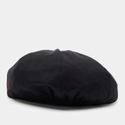 Dolce & Gabbana Black Newsboy Hat Size 57
