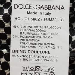 Dolce & Gabbana Black Newsboy Hat Size 57