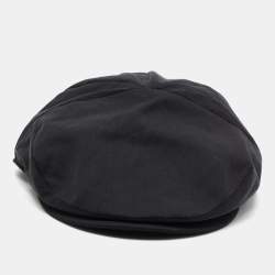Dolce & Gabbana Black Newsboy Hat Size 57