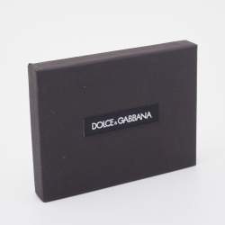 Dolce & Gabbana Silver Tone Logo Tag Chain Necklace