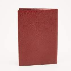 Dolce & Gabbana Red Leather Passport Holder 