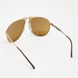 Dolce & Gabbana Brown/Gold Frame Aviator Sunglasses
