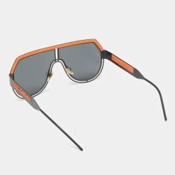 Dolce & Gabbana Black/Orange DG 2231 Shield Sunglasses