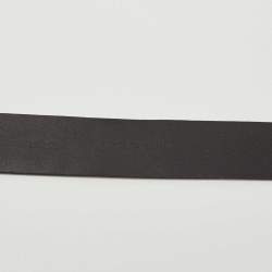 Pre Owned Dolce & Gabbana Brown/Black Leather D&G Logo Belt 90CM