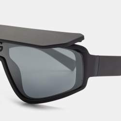 Pre Owned Dolce & Gabbana Black DG6177 Visor Shield Sunglasses