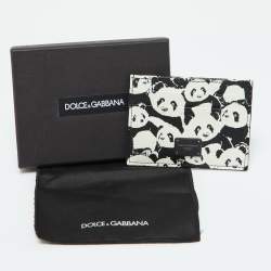 Dolce & Gabbana Black Leather Card Holder