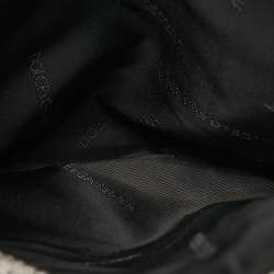 Pre Owned Dolce & Gabbana Black Leather Front Pocket Messenger Bag