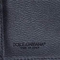 Dolce & Gabbana Orange Python Bifold Wallet