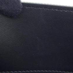 Dolce&Gabbana Natural/Black Canvas Leather Logo 2Way Tote Bag