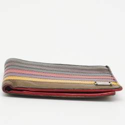 مملوكة مسبقًا Dolce & Gabbana Multicolor Leather Bifold Wallet