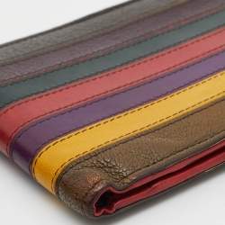 مملوكة مسبقًا Dolce & Gabbana Multicolor Leather Bifold Wallet