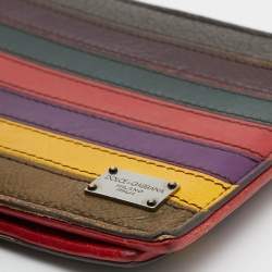 مملوكة مسبقًا Dolce & Gabbana Multicolor Leather Bifold Wallet