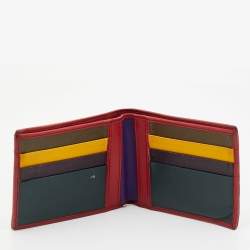 مملوكة مسبقًا Dolce & Gabbana Multicolor Leather Bifold Wallet