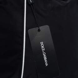 Dolce & Gabbana Black Nylon and Leather Messenger Bag