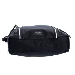 Dolce & Gabbana Black Nylon and Leather Messenger Bag