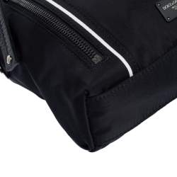 Dolce & Gabbana Black Nylon and Leather Messenger Bag