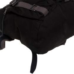 Dolce & Gabbana Dark Khaki Green Canvas and Leather Double Pocket Backpack