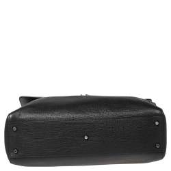 Pre Owned Dolce & Gabbana Black Leather Briefcase