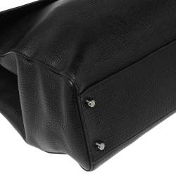 Pre Owned Dolce & Gabbana Black Leather Briefcase