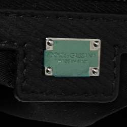 Pre Owned Dolce & Gabbana Black Leather Briefcase