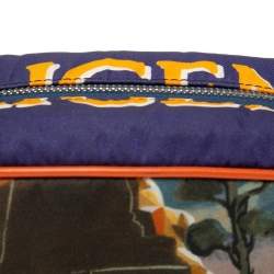 Dolce & Gabbana Multicolor Graffiti Printed Nylon Pouch 