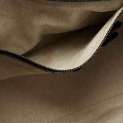 Pre Owned Dolce & Gabbana Black Leather Sicily Travel Bag