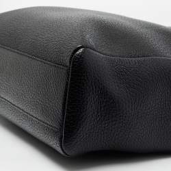 Pre Owned Dolce & Gabbana Black Textured Leather Tote