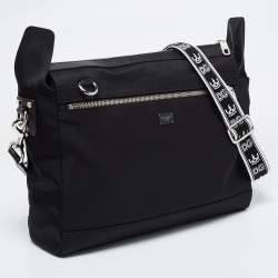 Dolce & Gabbana Black Nylon Laptop Bag