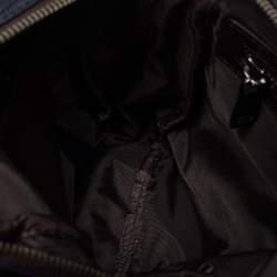 Dolce & Gabbana Navy Blue Nylon and Leather Messenger Bag