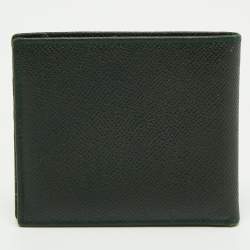 Dolce & Gabbana Dark Green Leather Bifold Wallet