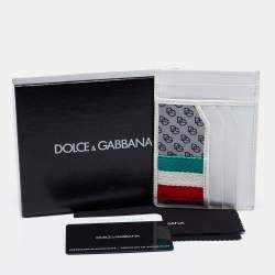 Dolce & Gabbana White Leather Card Holder